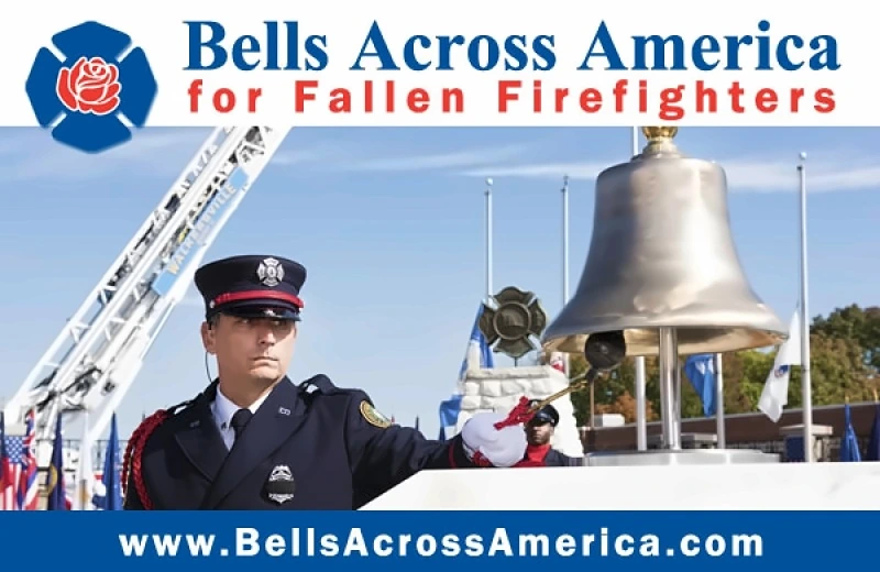 Bells Across America for Fallen Firefighters memorial graphic